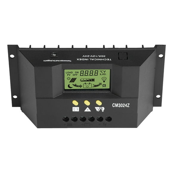 Regulador de carga solar, Panel solar inteligente PWM Controlador de carga solar USB dual Controlador de carga solar El mejor de su clase