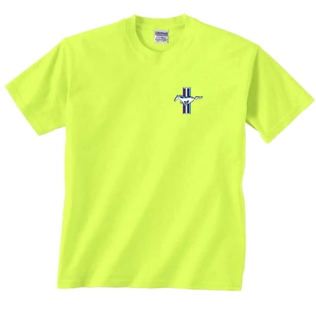 Navy Mustang - Ford Mustang Legend Lives Crest T-Shirt