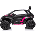 thumbnail image 6 of Joyracer 24 Volt Ride on Toys , 4WD 2-Seater Power Car Wheels, Electric Car for Kids with Remote Control, Music & Bluetooth, LED Lights, Rear Storage Box, Pink, 6 of 12