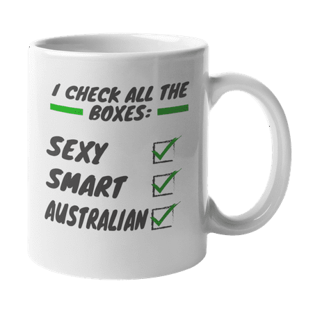 

Smart Australian Australia Themed Coffee & Tea Gift Mug (11oz)