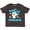 Retro Heather Smoke, variant on Inktastic Baby's 1st Chrismukkah with Cute Baby Penguin and Snowflakes Boys or Girls Toddler T-Shirt