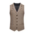 thumbnail image 2 of Styesk Débardeurs Hommes Mode Rétro Solide avec Poches Débardeurs Blouse, 2 of 9