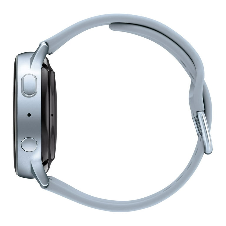 Saludar Dar una vuelta Cuerda SAMSUNG Galaxy Watch Active 2 Aluminum Smart Watch BT (40mm) - Silver -  SM-R830NZSAXAR - Walmart.com