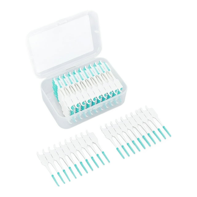 Herramienta de limpieza bucal Jadeshay Cepillo interdental 200 piezas plástico silicona
