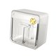 thumbnail image 4 of Caja de almacenamiento de pared, organizador de baño, decoración moderna, transpirable y versátil. Transparente, 4 of 9
