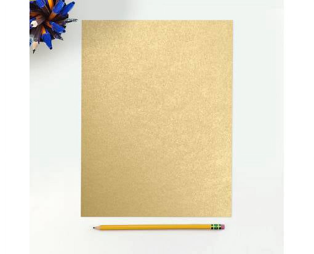 LUXPaper 8.5 x 11 Cardstock, 105 lb. Blonde Tan Metallic, 1000/Pack