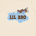 thumbnail image 4 of Inktastic Lil Bro Airplane Boys Pilot Brother Boys Baby T-Shirt, 4 of 5