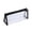 B/Black, variant on Kbndieu Transparent Pencil Case Stationery Zipper Pencil Pouch, Portable Clear Makeup Storage Bag