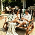 thumbnail image 6 of Outdoor Loveseat Cushions, Fade-Resistant Patio Bench Cushion with Backrest, Lounge Seat back Pads 48*42*3.5in, 6 of 6