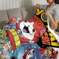 thumbnail image 3 of Yo-kai Watch anti-pilling, suave, ligera, esponjosa y acogedora de lujo para hogar y cocina – Perfecta para niños y adultos,150X130cm, 3 of 6