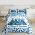 thumbnail image 2 of Homewish Xmas Glitter Tree 2pcs Bedding Comforter Set for Female Men,Merry Christmas Twin Comforter Sets,Leopard Cheetah Print Breathable Bedding Set,Luxury Bedroom Decor, 2 of 8