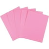 Staples Brights Multipurpose Paper 20 lbs. 8.5" x 11" Pink 500/Ream (25207) 50632