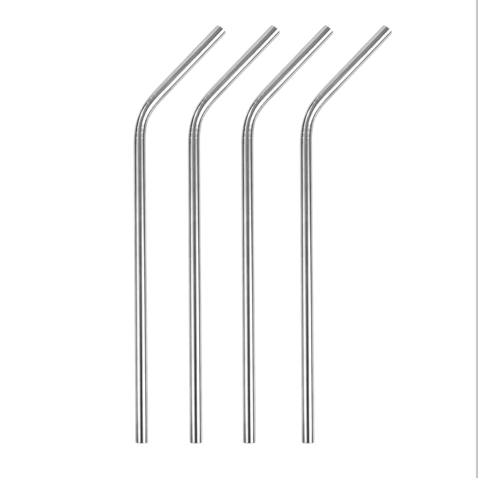 Anti Wrinkle Metal Drinking Straws  Stainless Steel Reusable Straws  For Beauty Avoid Rubbing Off Lipstick From Esw_house, $2.87