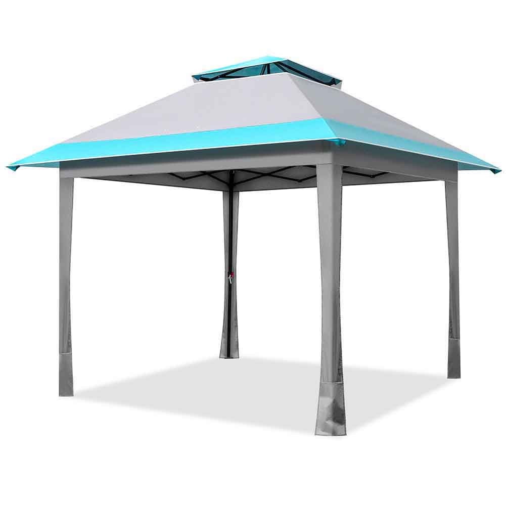 Aimee Lii 120"x120" Canopy Tent Heavy Duty Canopy, Outdoor Tent Canopy for Wedding Party Event Tent, Gray