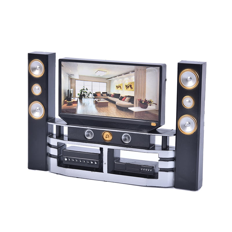 the furniture NEW 1/6 model The TV VCD Home theater Scene 