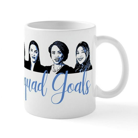 CafePress - Squad Goals - 11 oz Ceramic Mug - Novelty Coffee Tea Cup