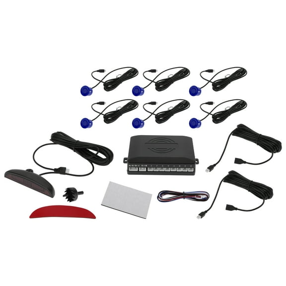 Unique Bargains Reverse Backup Radar System Reverse Parking Sensors 6pcsParking Sensors