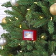 thumbnail image 3 of Mr. Christmas Musical LED TV Ornament - Red, 3.3" W x 1.8" D x 3.75" H, 3 of 6