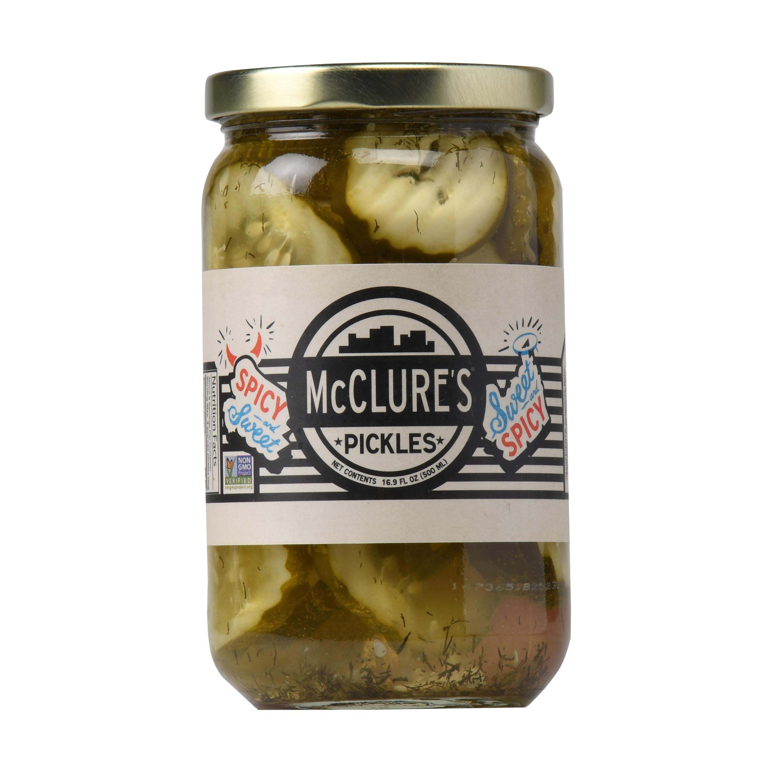 Mcclures Pickles Mcclure 16oz Sweet & Spicy Chip