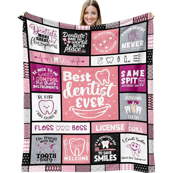 Nurse Gifts for Women, Nurse Appreciation Gifts, Nurses Week Gifts, Nurse Practitioner Gifts, Nursing Student Graduation Gifts for New Nurse, LPN/RN Gifts for Nurses Throw Blanket 60"x50"
