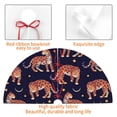 thumbnail image 4 of Picia Leopard Print Print Christmas Tree Skirt , Christmas Tree Skirt Ornaments for Merry Christmas Holiday Party Decorations Indoor Outdoor-36", 4 of 7