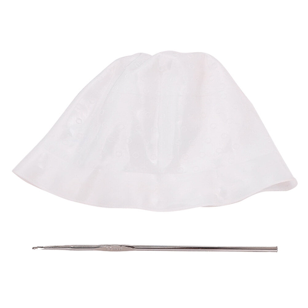 Hair dye cap Reusable Silicone Hair Highlights with Needle Hair