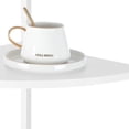 thumbnail image 6 of Corner Shelf Stand 6-Tier with Metal Frame, Industrial Corner Bookshelf Plant Shelf for Living Room Bathroom Kitchen, White, 6 of 12