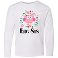thumbnail image 3 of Inktastic Big Sis Girls Sister Announcement Long Sleeve Youth T-Shirt, 3 of 5