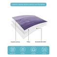 thumbnail image 5 of Purple Ombre Summer Quilt Set Twin XL Size,Soft Microfiber Quilted Bedding Set with 2 Pillow Shams,Modern Abstract Art Ocean Oil Painting Lightweight All Season Bedspread Coverlet for Bedroom 68"x98", 5 of 6