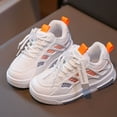 thumbnail image 2 of Zshosam Newborn Sneakers Infant Sneakers Baby Sneakers with A Hook and Loop Closure Size 11.5,(Orange Little Kids 11.5), 2 of 8