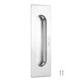 thumbnail image 1 of Uxcell 1-Pack Tiradores Empotrados, 4.72 Pulgadas Círculo Interno 304 Acero Inoxidable Tiradores de Puerta de Closet Corrediza [Plata], 1 of 6
