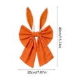thumbnail image 3 of Luoshdecor Easter Bunny Ear Ribbon Bow, Decorative Bow Shape Hanging Decor for Holiday Home Parties, 3 of 6