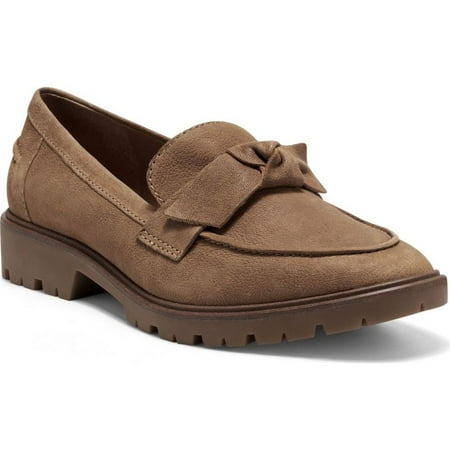 Lucky Brand TAMIO Flat Knot Bow Detail Lug Sole Loafers TOPANGA TAN (11, TOPANGA TAN)