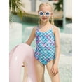 thumbnail image 2 of Aridak Girls One Piece Swimsuits Quick Dry Beach Swimwear Bathing Suit 3-12 Years, 2 of 6