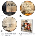 thumbnail image 3 of Designart "Vintage Scented Elegance Perfumes II" Fashion Framed Wall Art - Modern Orange Perfumes Entryway Framed Wall Art Print, 3 of 6