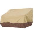 thumbnail image 4 of Cubierta resistente para banco de patio Cubierta impermeable para sofá al aire libre Cubierta para muebles de césped - Beige + Café Scienceny HA3838-01B*2, 4 of 7