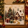 thumbnail image 3 of DIY Christmas Pearl Diamond Painting Art Kit with Frame, Christmas Pearl Beads Art Craft for Adults Beginner, Gemstone Diamond Dots Beads Handmade Hanging Painting Kit for Home Wall Decor (Cottage), 3 of 13