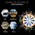 thumbnail image 7 of Votnto Snow Tire Chain, Snow Chains for Car Tires, Universal Automobile Chains, Reusable Portable Adjustable Plastic Non-Slip Tire Chains for SUV Trucks, Pack of 30, 7 of 7