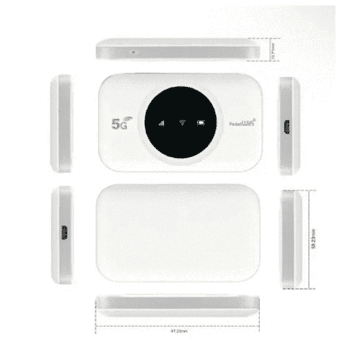 Ready Stock Mod Unlimited 4G LTE H1 Pocket WiFi Router Portable Modem WiFi Router Unlimited Hotspot D6