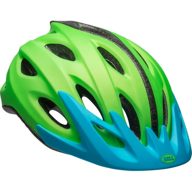 Bell Hitch Bike Helmet Lime Green Blue Youth 8 54 58cm Walmart Com Walmart Com