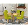 thumbnail image 3 of East West Furniture Norden 5-piece Traditional Wood Dining Set in Oak, 3 of 3