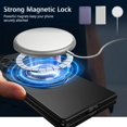 thumbnail image 3 of Decase Case for Samsung Galaxy Z Fold 6, Shockproof Magnetic 360° Rotating Kickstand Phone Case, Wireless Charging Supported,Black, 3 of 10