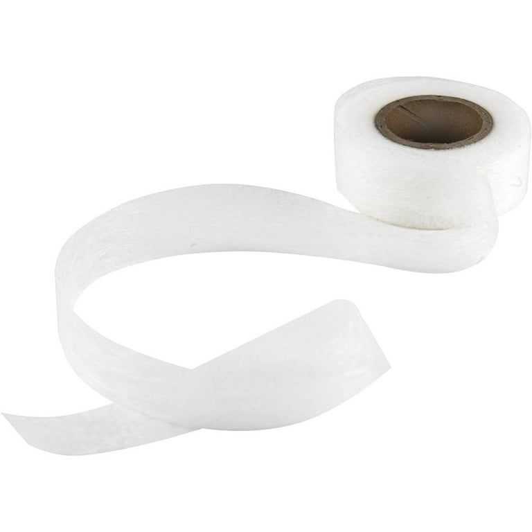 Outus Iron on Hem Tape Fabric Fusing Hemming Tape Wonder Web Adhesive Hem  Tape for Pants Each 27 Yards, 2 Pack (White, 3/4 Inch)