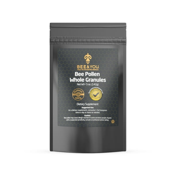 BEE and You Bee Pollen Granules 100 Pure, Natural Bee Pollen