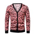 thumbnail image 2 of Qertyioot Tops for Men Fall Winter Casual Long Sleeve Button Fashion Jacket, 2 of 7