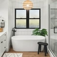 thumbnail image 2 of RoomMates Studio Clear Bamboo Privacy Window Film, 2 of 11
