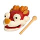 thumbnail image 1 of Tambor de madera con forma de pez, instrumento de relajación con mazo pequeño para niños y adultos dragón, 1 of 9