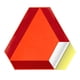 thumbnail image 1 of Pegatina triangular reflectante para vehículos de movimiento lento, señal triangular, repuesto práctico para carrito para exteriores, 1 of 9