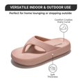 thumbnail image 2 of Project Cloud Womens Sandals - House Slippers for Women & Non-slip Recovery Slippers - Comfy Flip Flops for Women Beach Essentials Water Sandals Womens Slippers - Slides for Women (Pillow, Berry, 5), 2 of 2