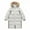 White, variant on Long Puffer Coat for Men with Hood Mid-length Full-zip Winter Quilted Jackets Multi Pockets Thicken Overcoat (XL, Black)